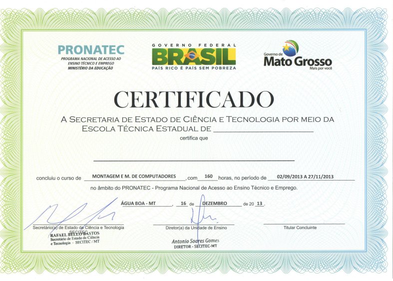 certificado