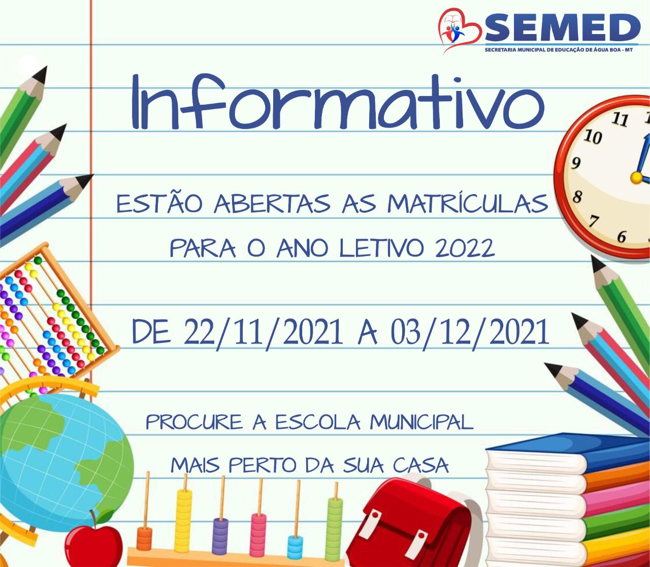 matriculas abertas