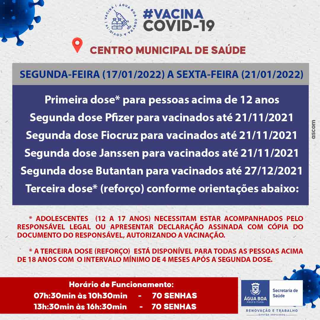 calendario vacina