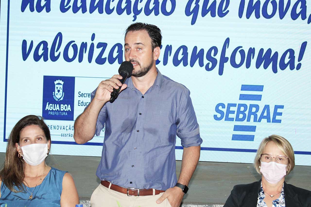 prefeito dr mariano na semana pedagogica