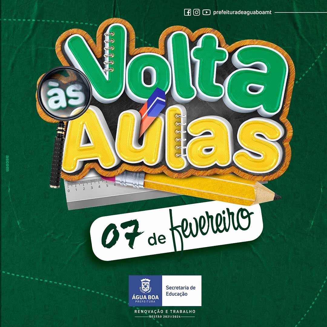 volta as aulas