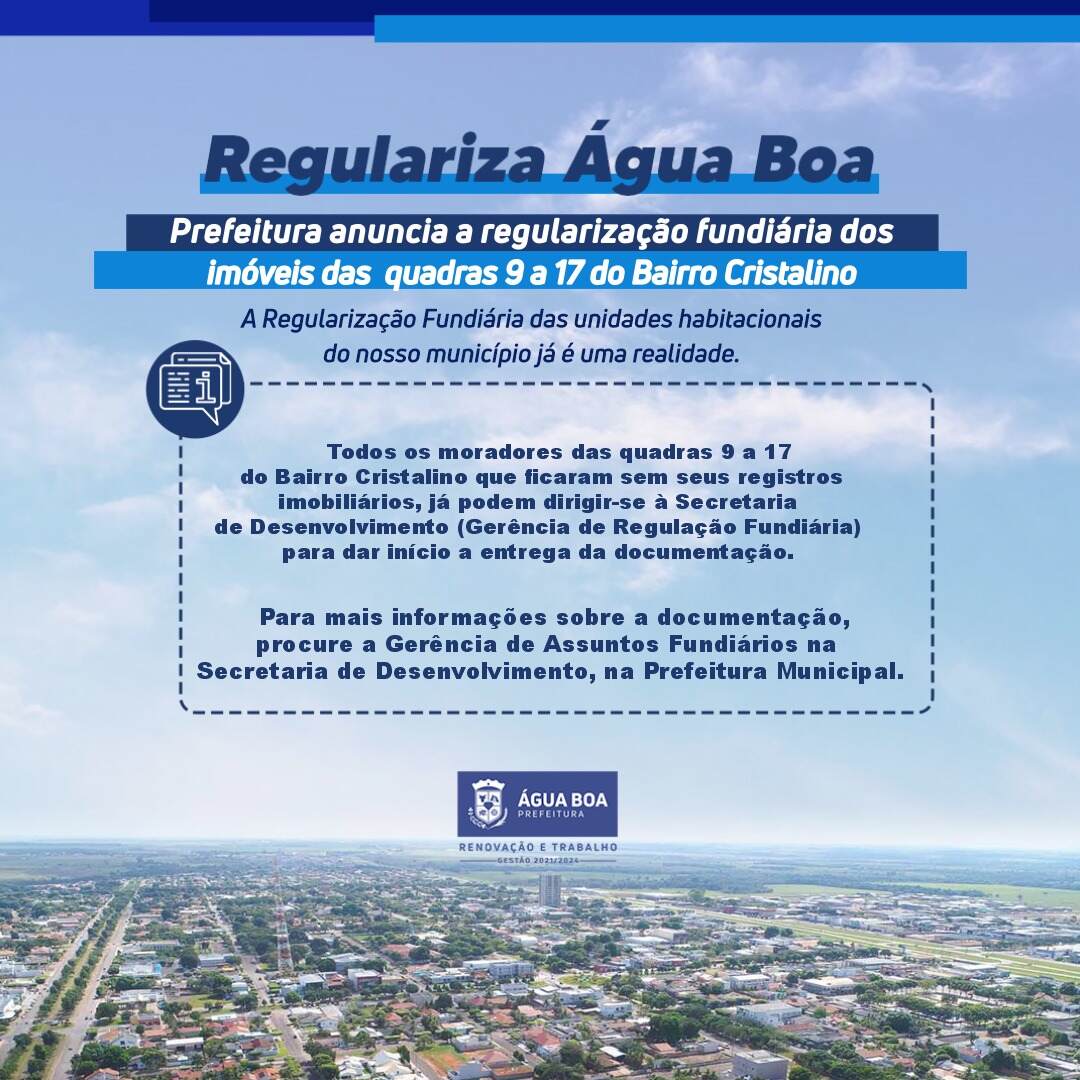 banner regularizacao fundiaria