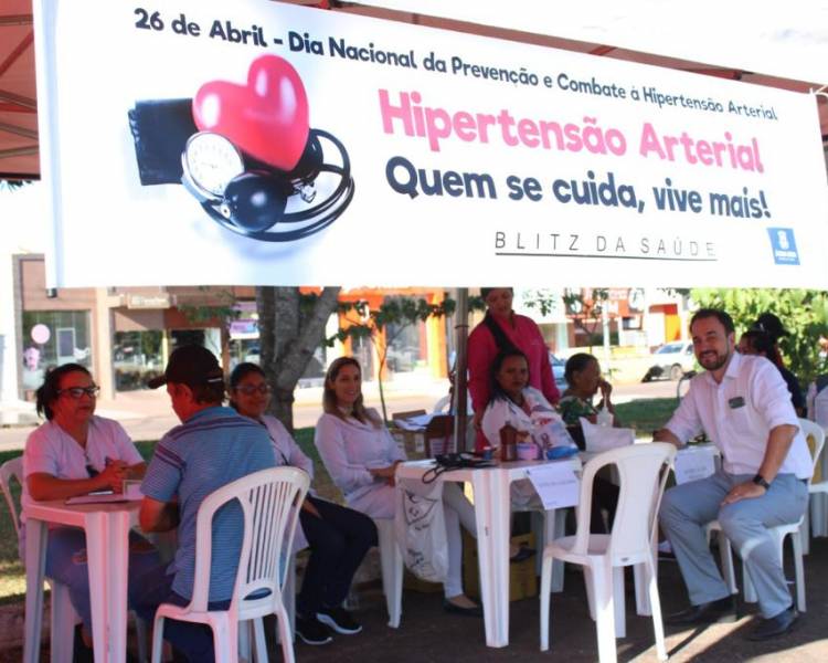 Secretaria de Saúde promove evento de prevenção e combate à Hipertensão Arterial