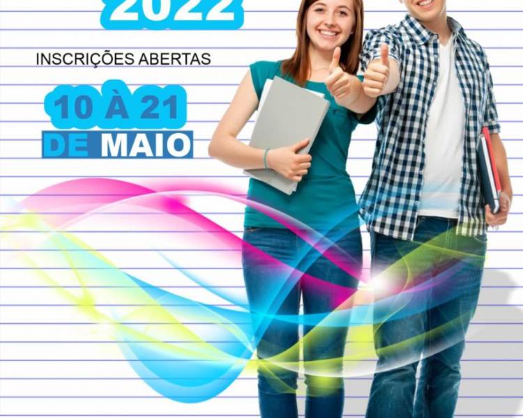 ATENÇÃO ESTUDANTE! As inscrições para o Enem 2022 acontecem do dia 10 ao dia 21 de maio