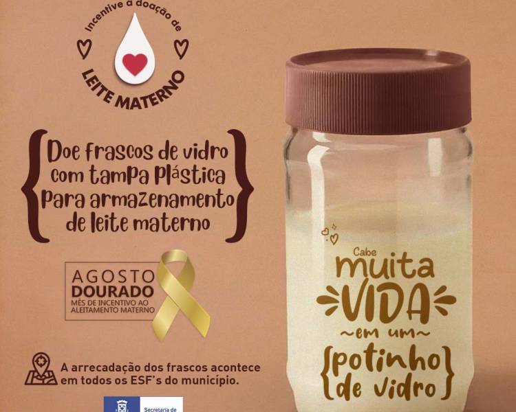Saúde de Água Boa pede doação de frascos de vidro para armazenamento de leite materno
