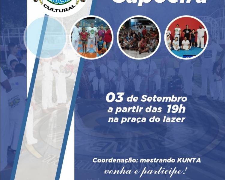 Participe da Roda de Capoeira neste sábado (03)