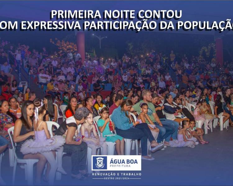 Páscoa Encantada: Primeira noite contou com expressiva participação da população
