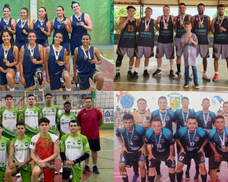 Basquete, Vôlei e Futsal de Água Boa se destacam na etapa dos Jogos Abertos Mato-Grossenses em Querência