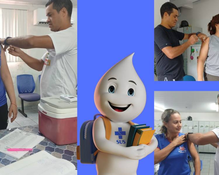 Prefeitura realiza vacinação contra a gripe influenza para professores das escolas públicas e privadas