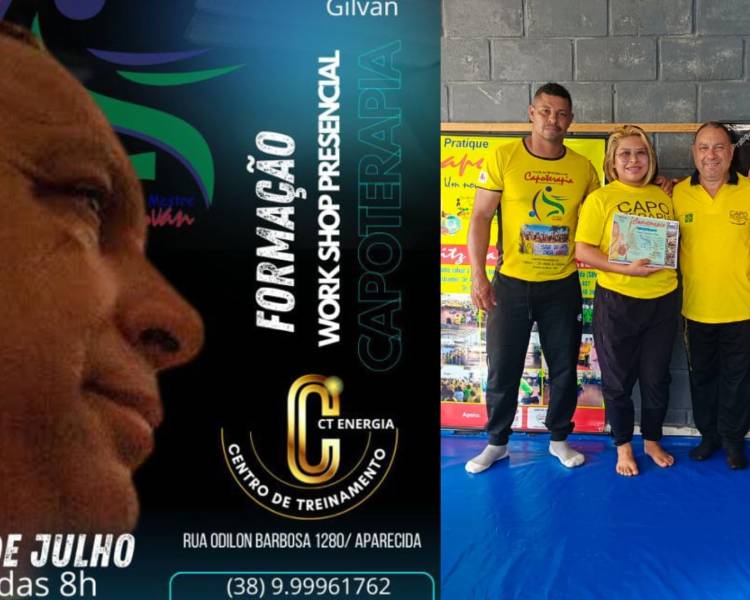 Mestre de Água Boa participa de treinamento de Capoterapia em Minas Gerais