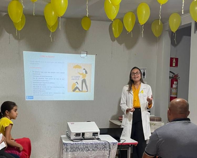 ESF Operário promove palestra e roda de conversa sobre prevenção ao suicídio
