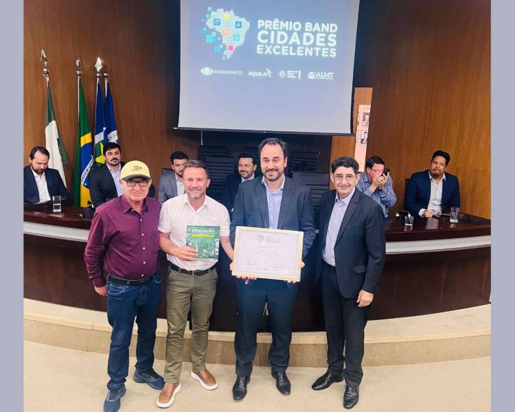 Água Boa é destaque estadual em Saúde e conquista 2º lugar no Prêmio Band Cidades Excelentes