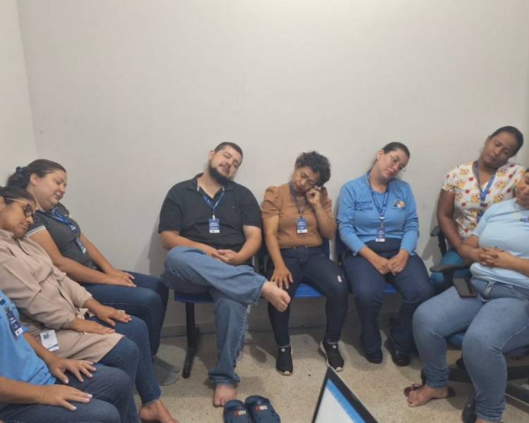  ESF Primavera promove prática de meditação para fortalecer o bem-estar dos servidores