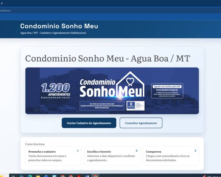 Programa Habitacional Sonho Meu: veja como fazer o agendamento para análise de crédito