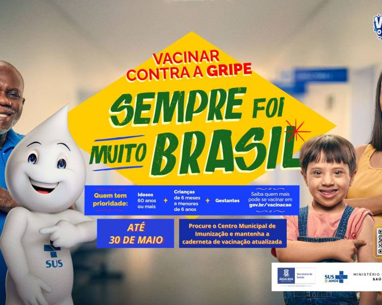 Secretaria de Saúde inicia vacinação contra a gripe nesta quarta-feira (8)