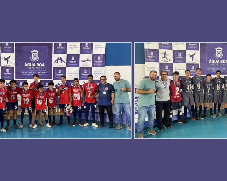 Finais do futsal movimentam os Jogos Escolares e Estudantis de Água Boa 2026