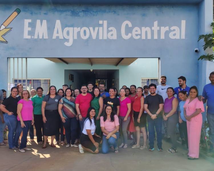 Professores das escolas do campo de Água Boa participam de formação continuada 