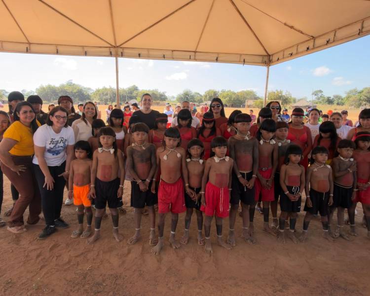 Celebração da Diversidade Cultural reúne escolas indígenas em manhã especial na Aldeia Tripá 