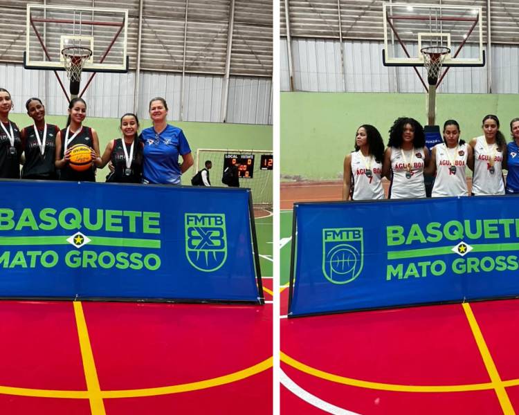 Equipes de Água Boa conquistam títulos estaduais no Basquete 3x3 e garantem vaga para fase Centro-Oeste