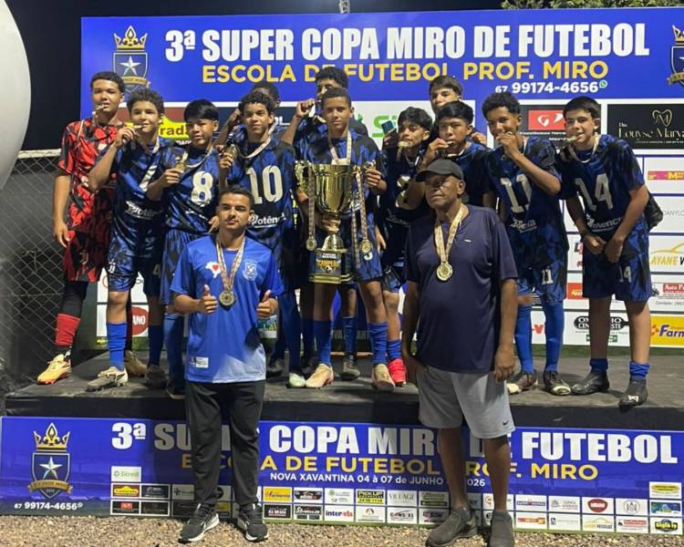 Juventus de Água Boa brilha em competições regionais e soma importantes conquistas no futebol de base 