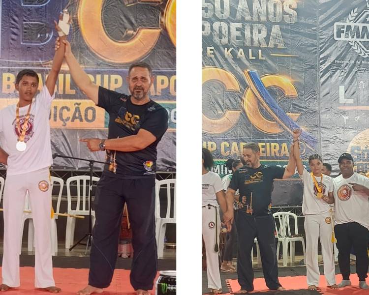 Capoeiristas de Água Boa conquistam título na Brasil Cup Capoeira em Goiás